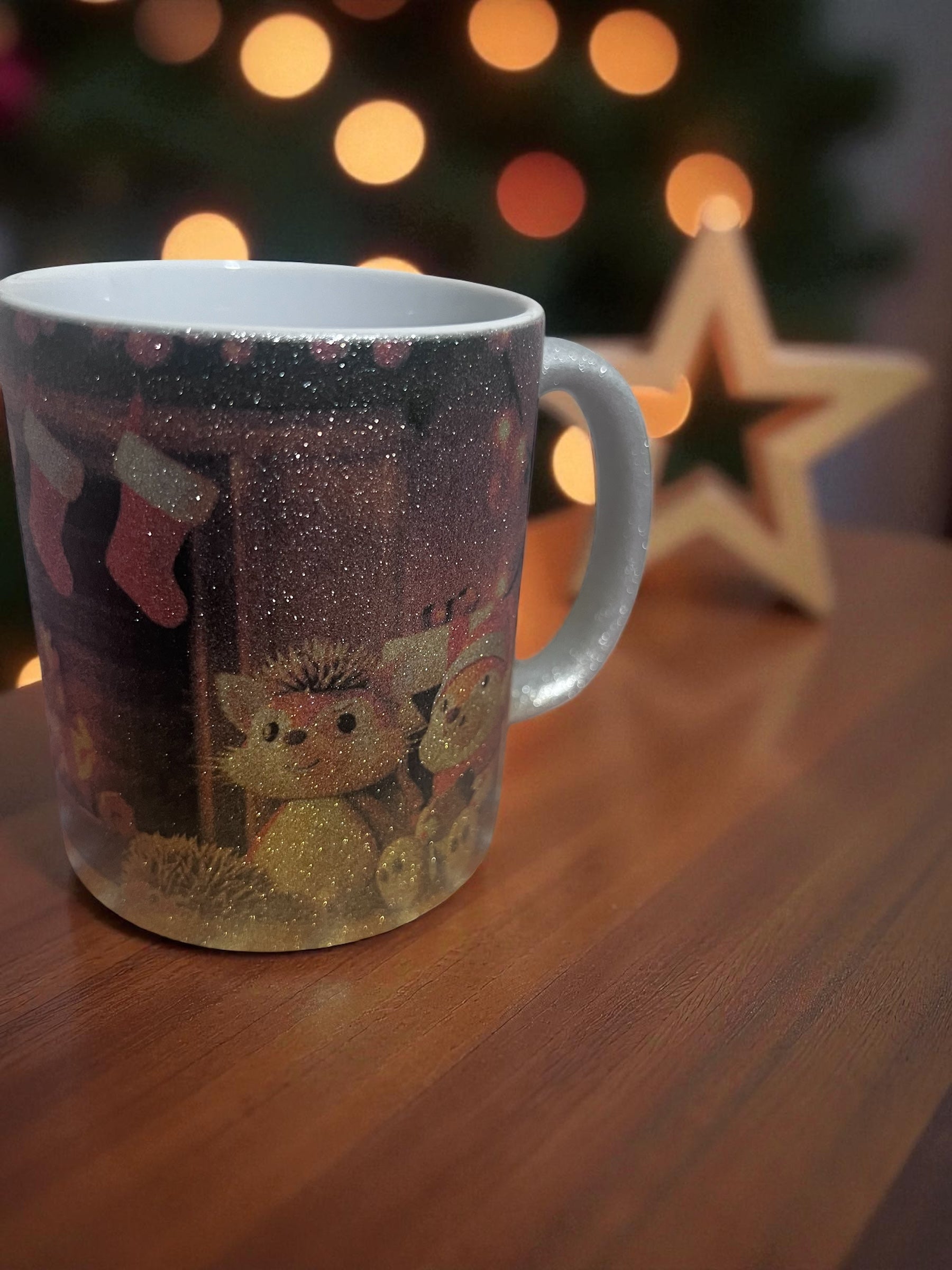 Glittrig Ombre-mugg med Egen Design