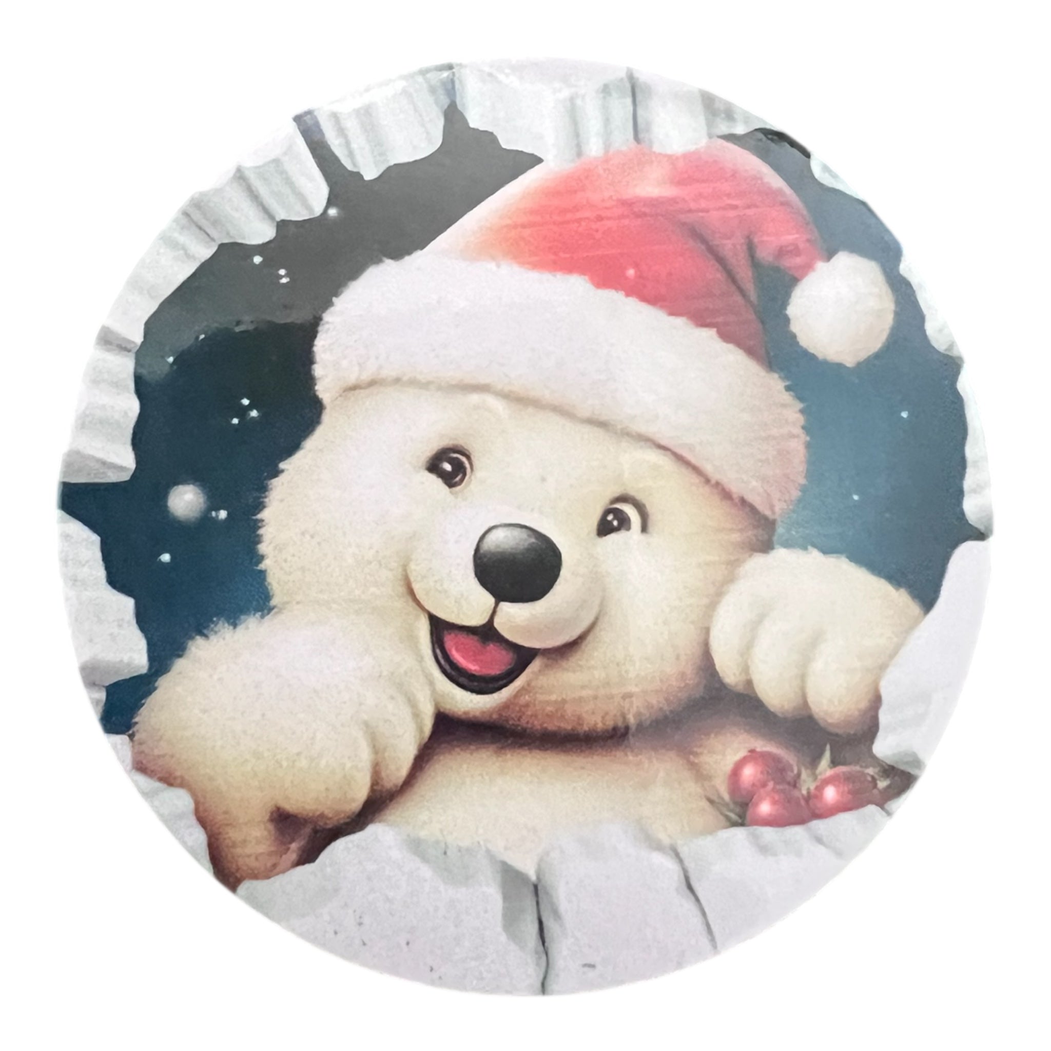 Isbjörn-Magnet – Cute Christmas Polar Bear