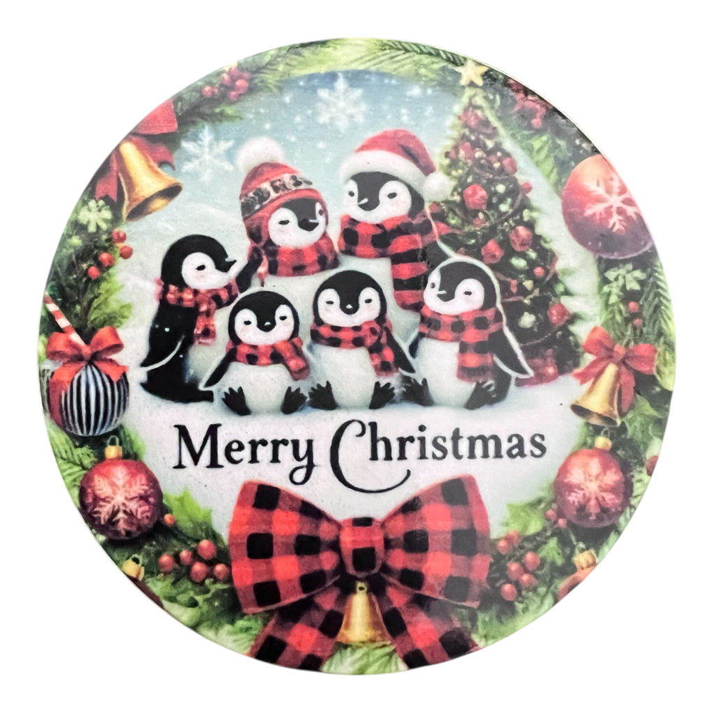 Pingvin-Magnet – Merry Christmas / Julpingviner