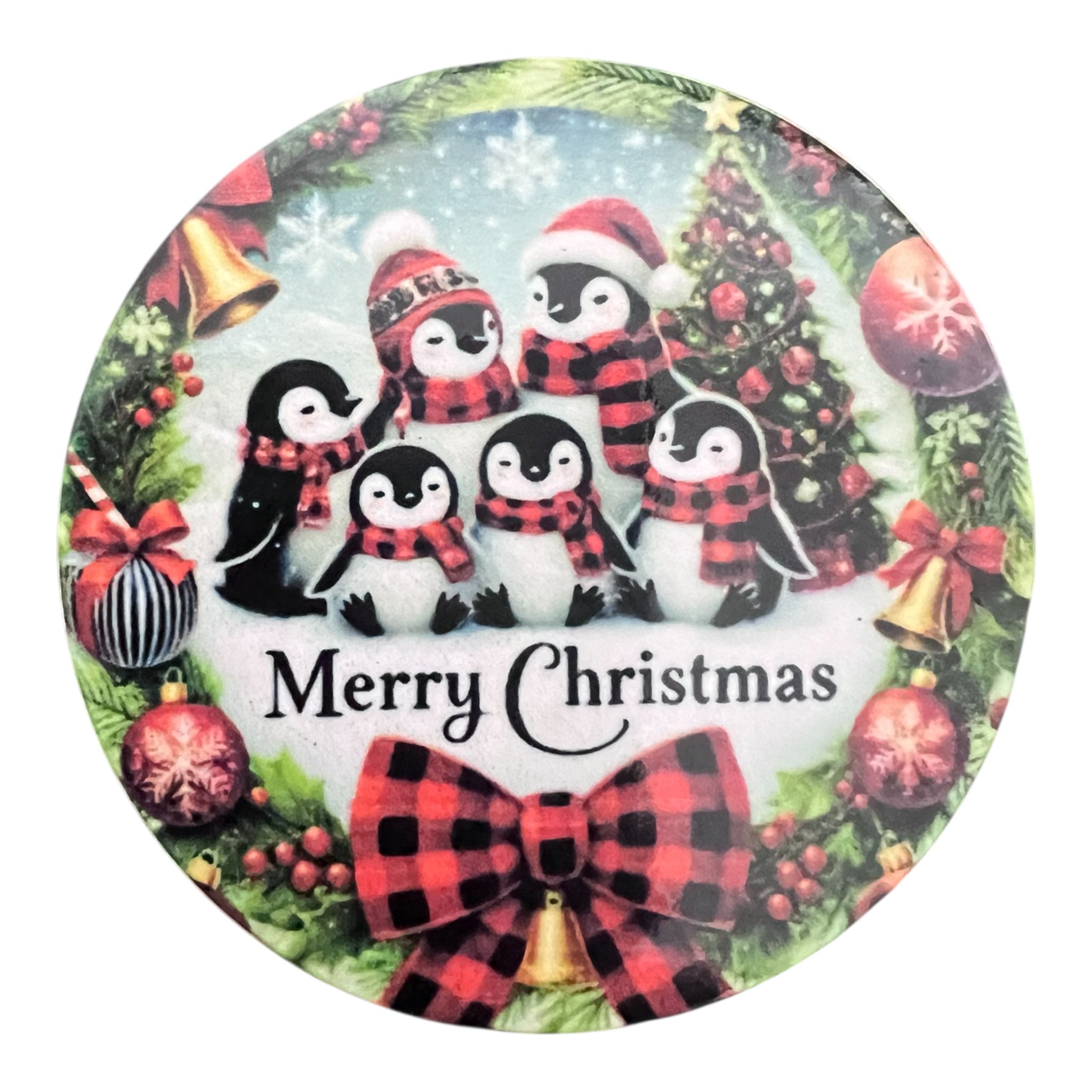 Pingvin-Magnet – Merry Christmas / Julpingviner