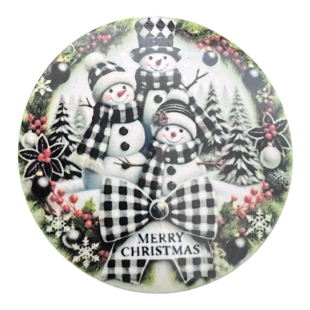 Snögubbe-Magnet – Rutiga Snögubbsfamiljen