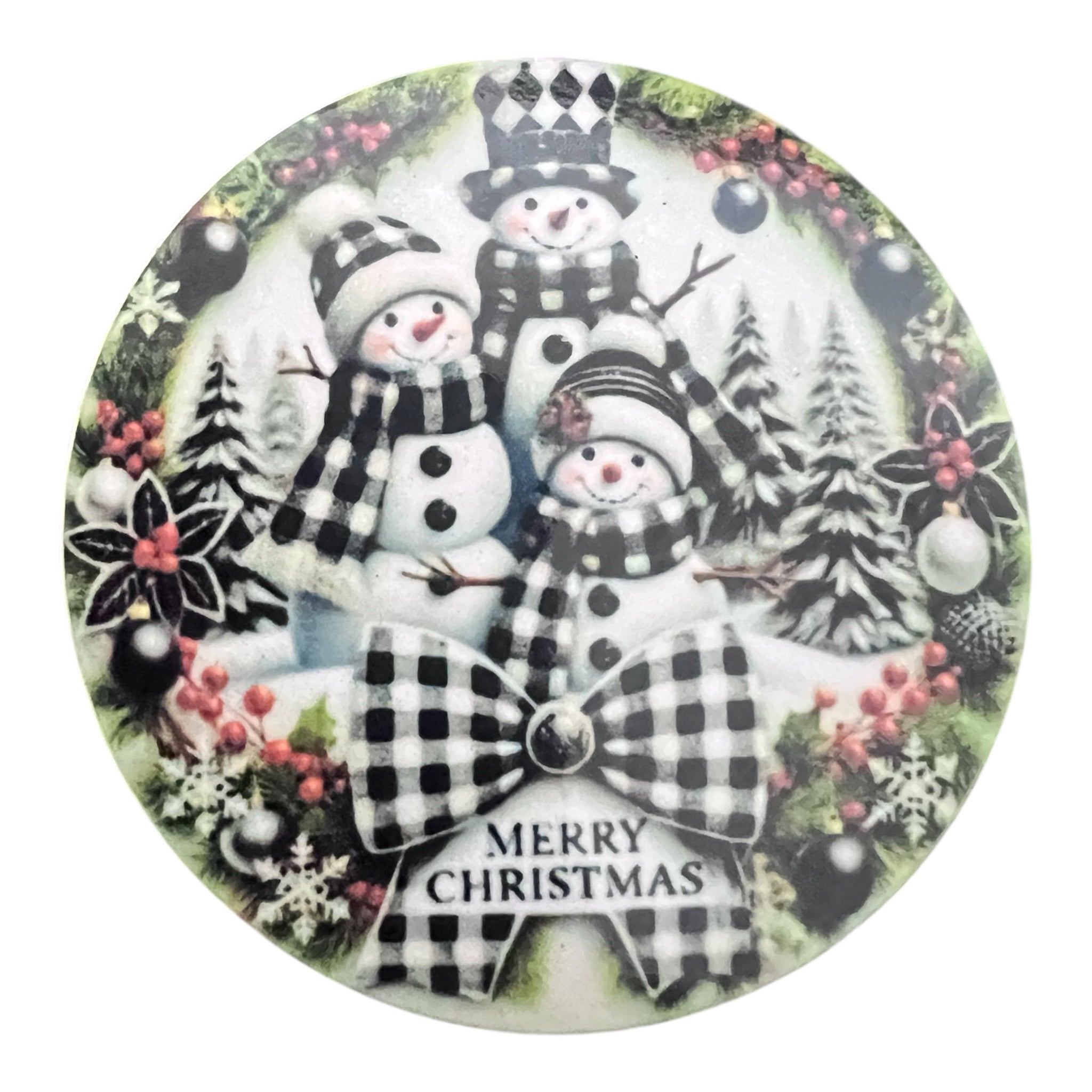 Snögubbe-Magnet – Rutiga Snögubbsfamiljen