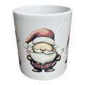 Weihnachtsmann mit Geschenk – Tasse