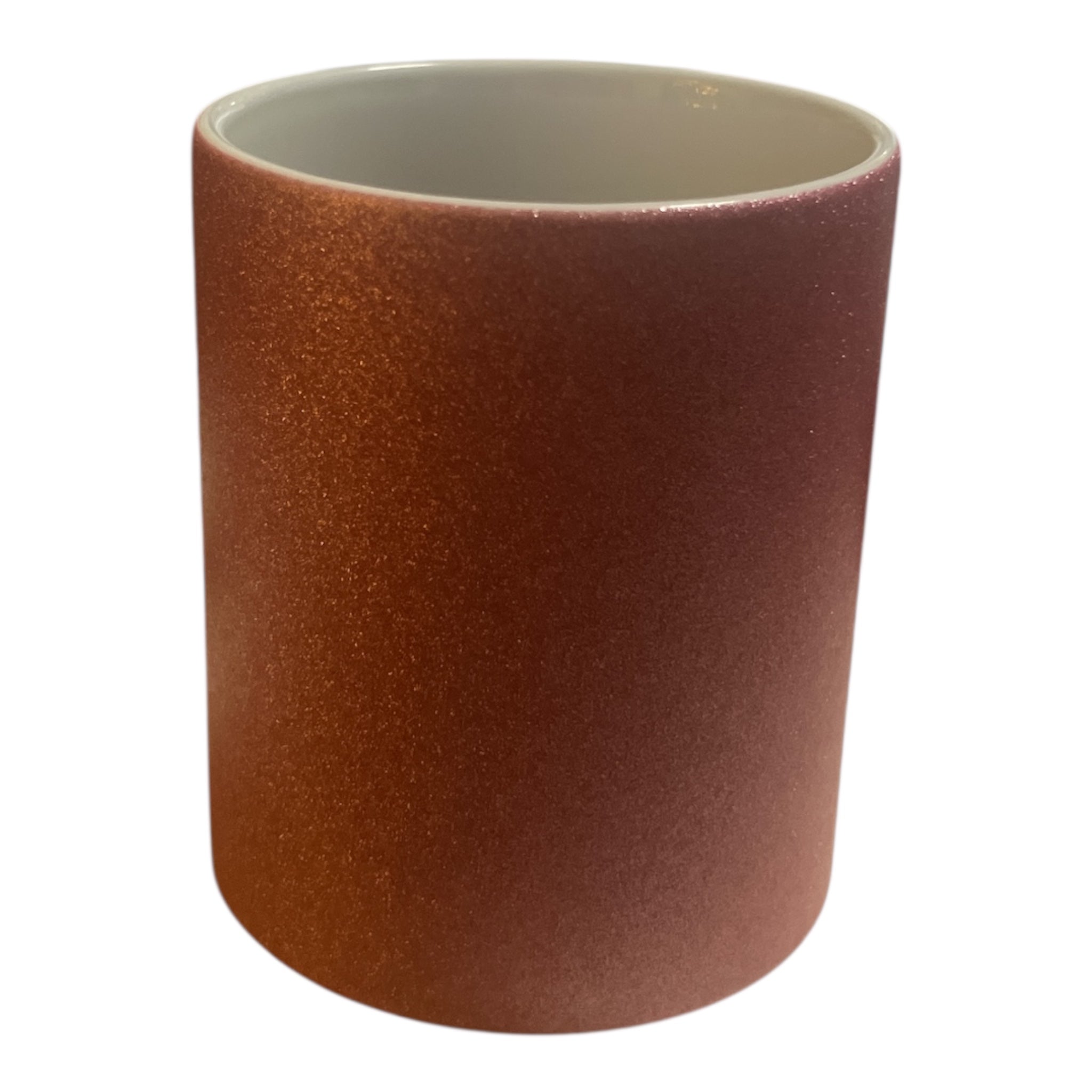 Rosa Glitzer-Mugg (endast för mörka motiv)