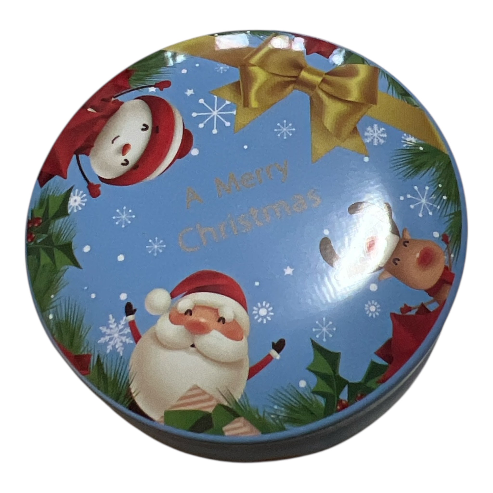 Handgjort sojavaxljus i dekorativ julburk