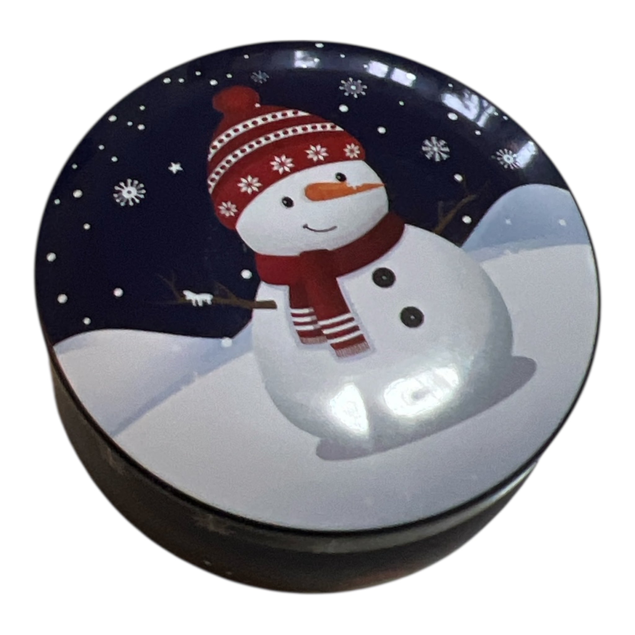 Handgjort sojavaxljus i dekorativ julburk