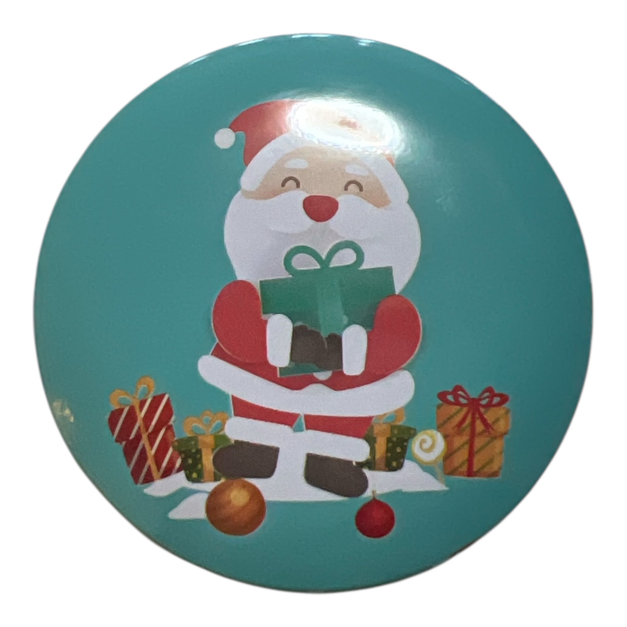 Handgjort sojavaxljus i dekorativ julburk