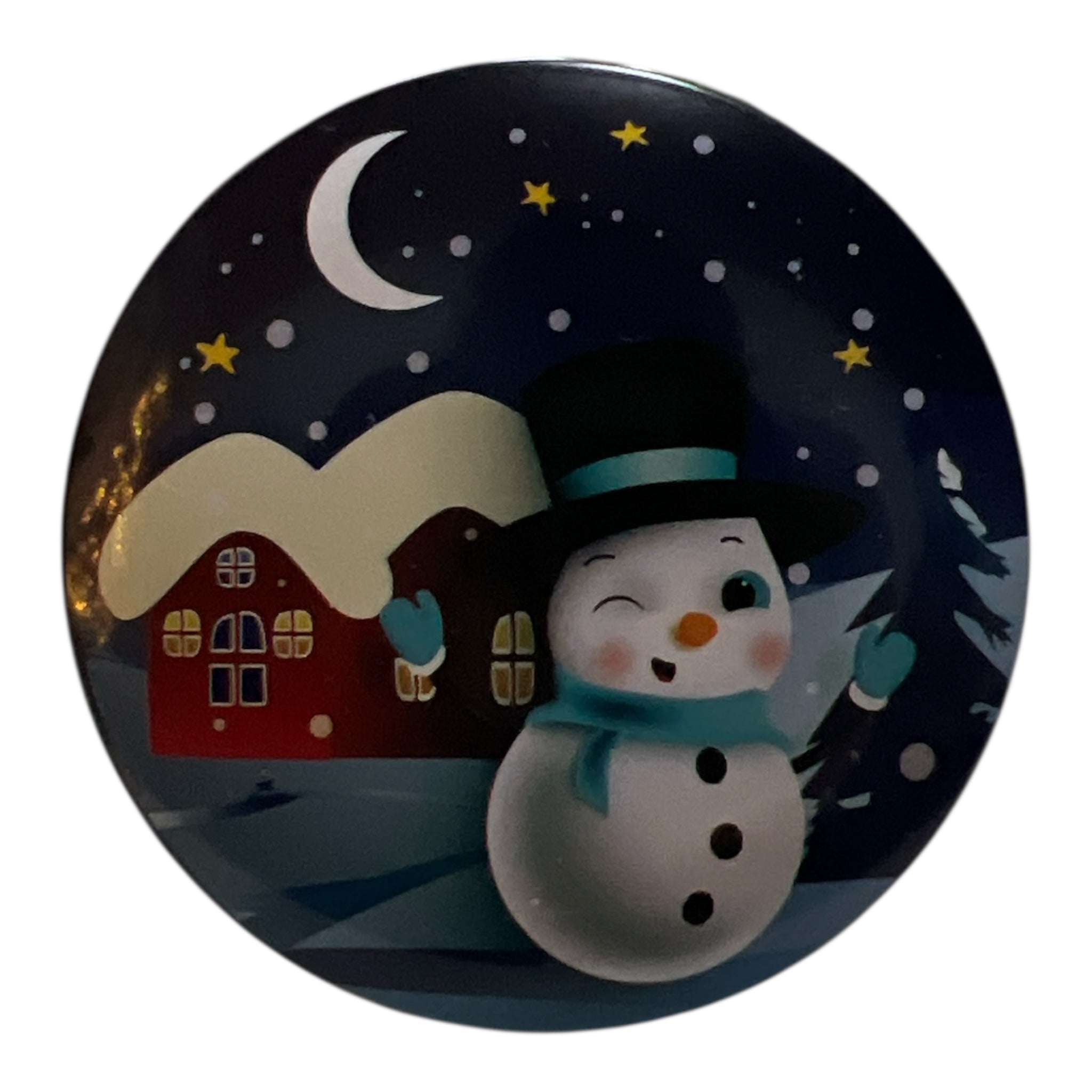 Handgjort sojavaxljus i dekorativ julburk