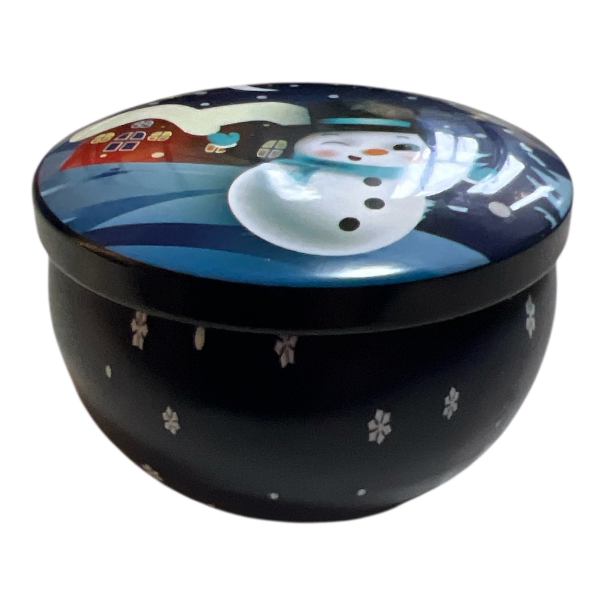 Handgjort sojavaxljus i dekorativ julburk