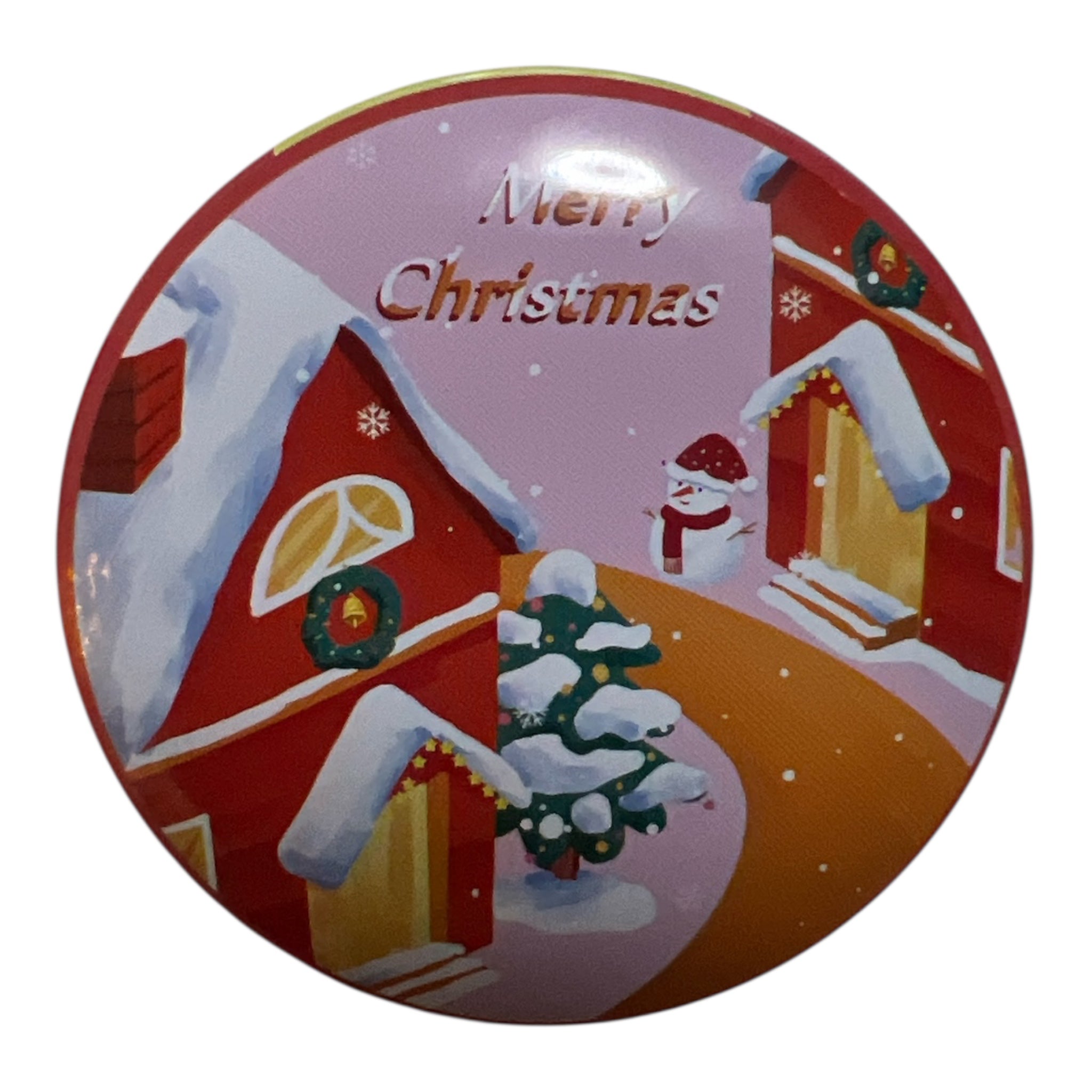 Handgjort sojavaxljus i dekorativ julburk